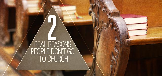 reasons people don't go to church