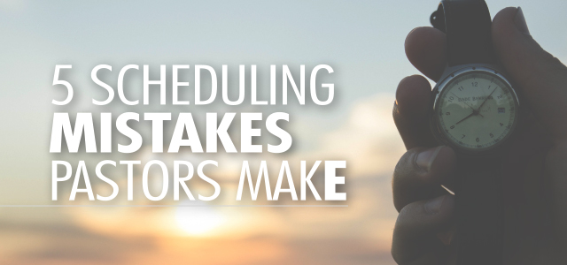 Are You Exhausted Mondays? 5 Scheduling Mistakes Pastors Make (and How to Fix Them)