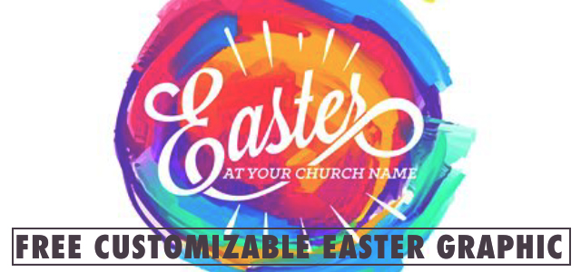 Free Customizable Easter Graphic