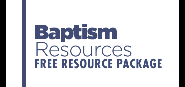 Free Resource Package: Baptism
