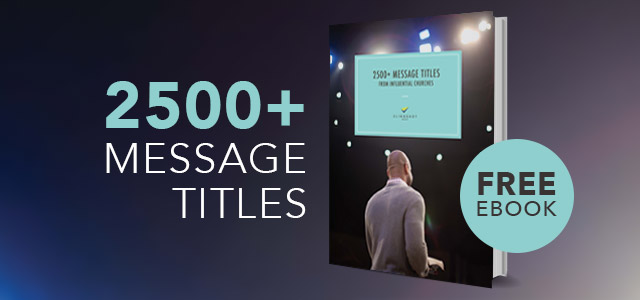 Free eBook: "3000 Sermon Titles" from Slingshot Group